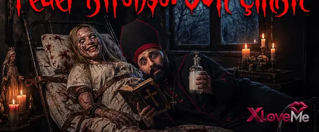 Konulu Porno — Lanet kel Porno Film Peder Alfonso Sok çıkar — Lanet Kel